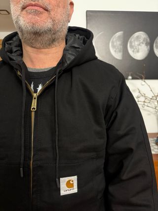 Chaqueta Carhartt Active Rework Bomber Negra