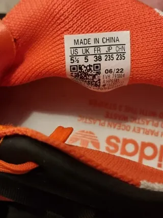 Zapatillas Adidas adiFOM Q Negro Naranja Talla 38