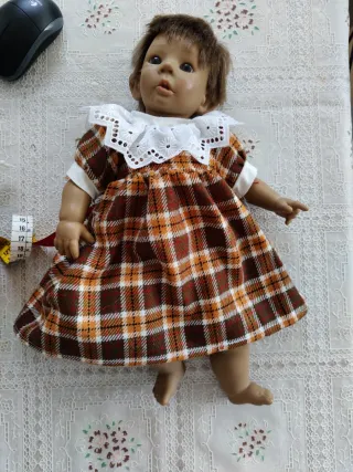 Muñeco bebé símil porcelana