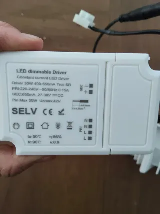 Driver LED 30W 400-650mA