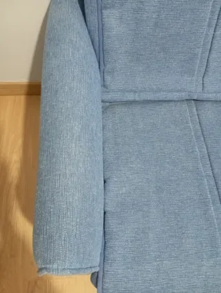 Sofá Cama Azul Tela