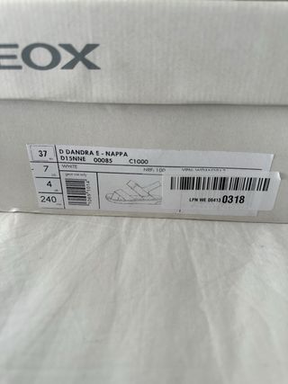 Sandalias Geox Talla 37 Blancas