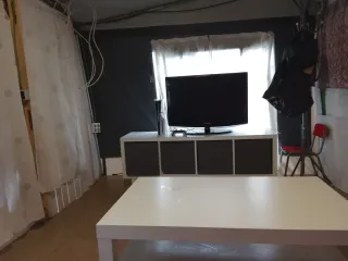 Caravana fija en camping la antilla. Huelva