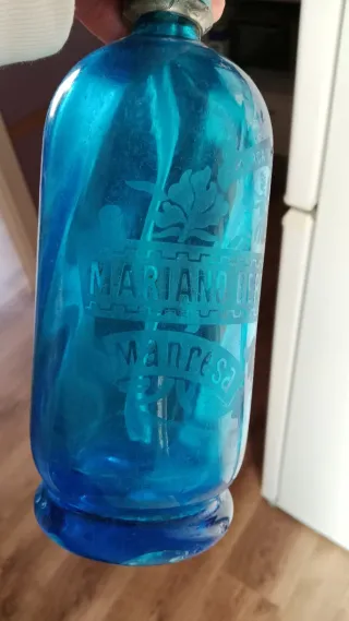 Lote 3 Sifones Antiguos. Azul y Verde.