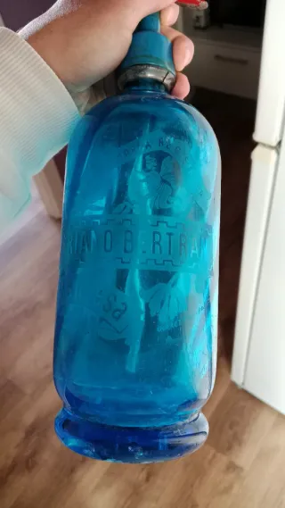 Lote 3 Sifones Antiguos. Azul y Verde.