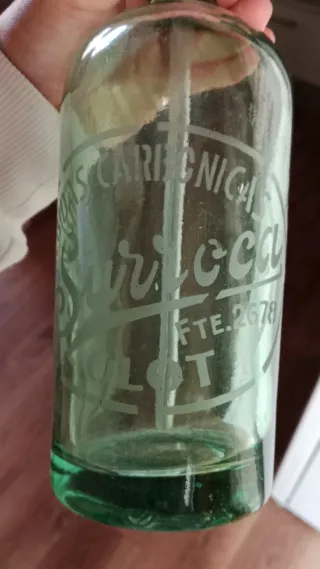 Lote 3 Sifones Antiguos. Azul y Verde.