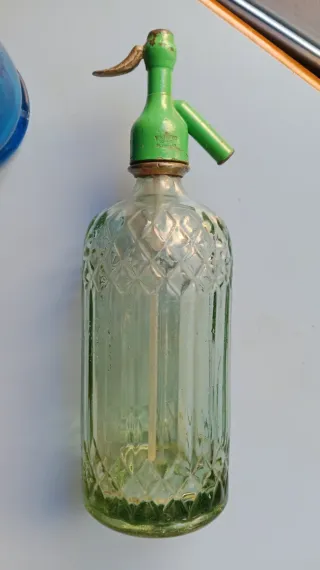 Lote 3 Sifones Antiguos. Azul y Verde.