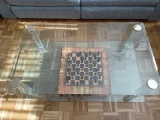 Conjunto mesas cristal.