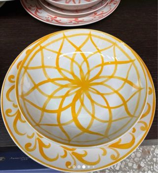 Set Tognana Piatti Ceramica Multicolor