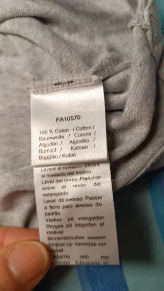 Maglietta Lacoste Grigia Taglia XS