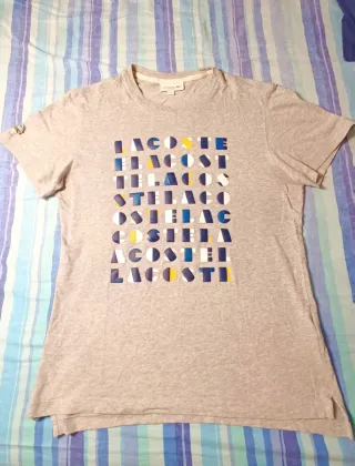 Maglietta Lacoste Grigia Taglia XS