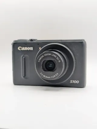 Canon PowerShot S100 Cámara Digital Negra