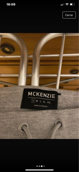 Pantalón chándal unisex McKenzie gris
