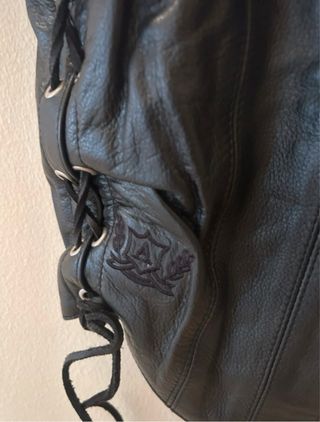 Chaleco de cuero ALEX ORIGINALS Mujer Talla XS.