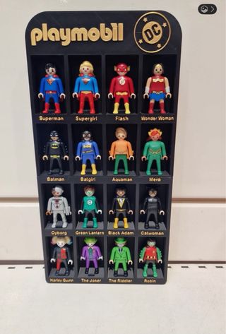 Expositor Figuras DC Playmobil Kinder