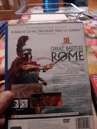 Pack PS2: Great Battles of Rome y Tomb Raider Lege
