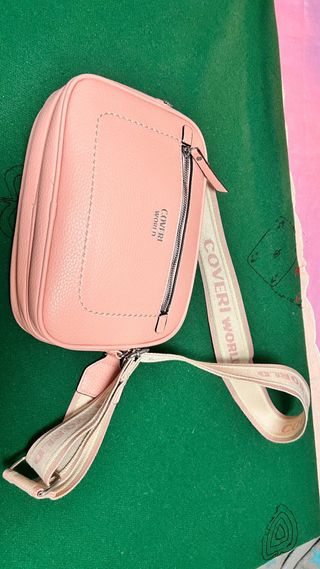 Borsa a tracolla Coveri World rosa