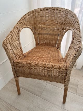 Silla Ratán Bambú Ikea