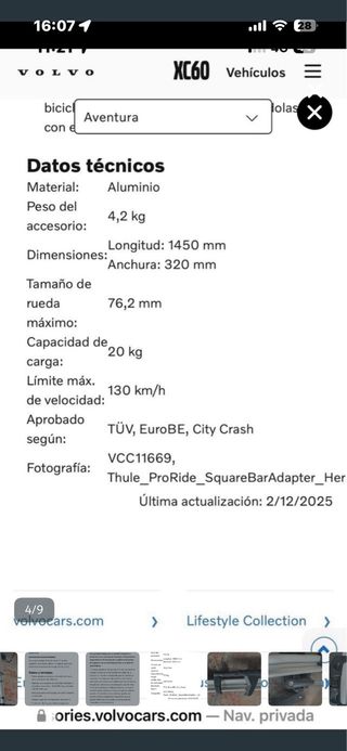 1 Portabicicletas Thule