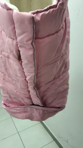 Saco bebé para silla/capazo rosa universal