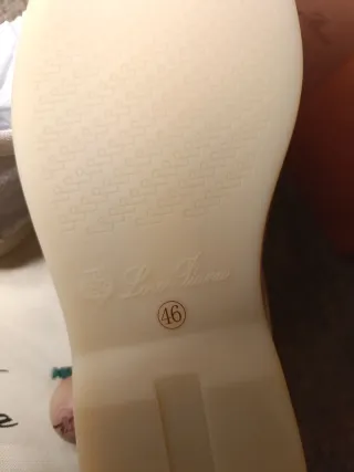 Mocasines Loro Piana Beige/Teal