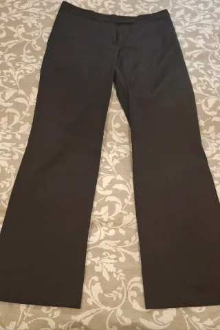 Pantalón Adolfo Domínguez Negro Talla 38