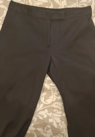 Pantalón Adolfo Domínguez Negro Talla 38