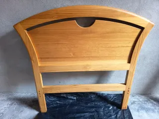 Cabecero de madera para cama de 90
