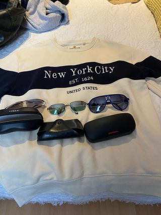 3 Gafas de Sol: Carrera, Police, Ray-Ban