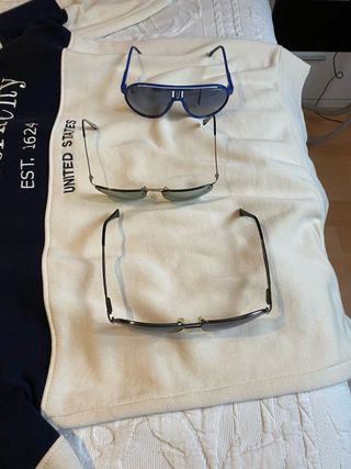 3 Gafas de Sol: Carrera, Police, Ray-Ban