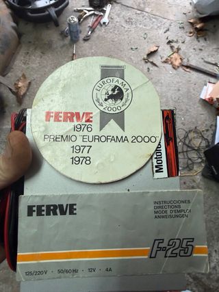 Cargador Baterías Ferve F-25 Clásico