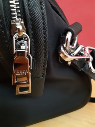 Bolso Prada Negro Nylon con Neceser