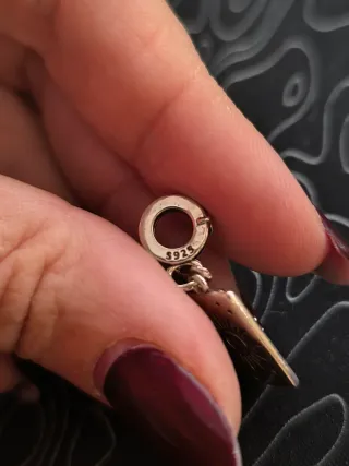 Charm in argento S925,'The Star' Tarocco Smaltato