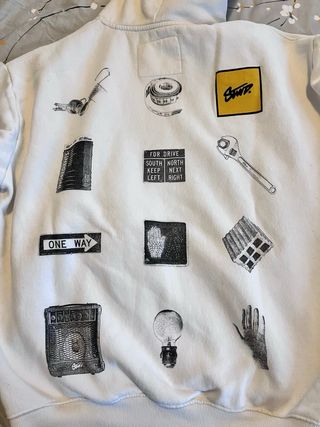 Felpa Pull&Bear bianca L