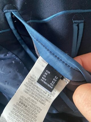 Traje Caballero Cortefiel Azul Oscuro