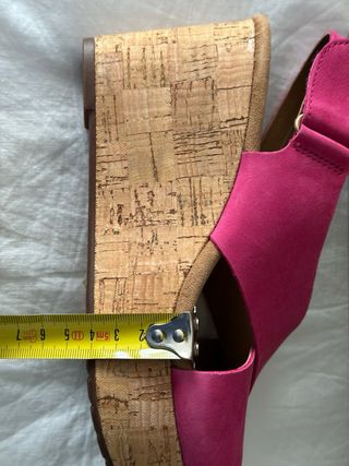 Sandalias piel Clarks Talla 37 Rosa