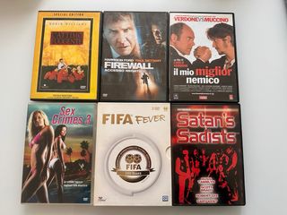 Lotto 6 DVD: L'attimo fuggente, Firewall, ecc.