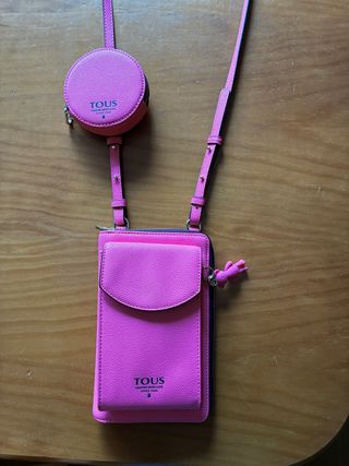 Bolso Tous Rosa con Monedero