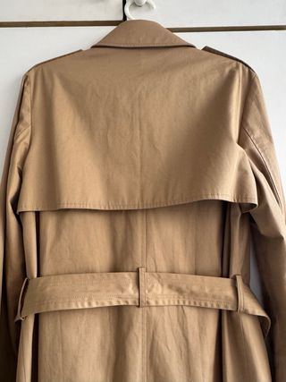 Gabardina Massimo Dutti Mujer Talla S Beige