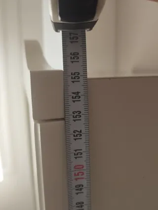 Estantería IKEA Blanca Madera con Cenefa