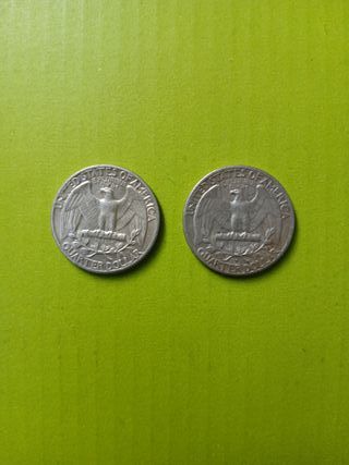 8 Monedas Quarter Dollar 1935-1963