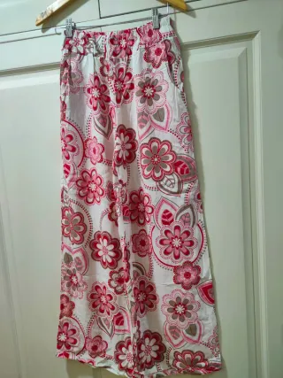 TIENDA LOCAL - Pantalones anchos rosas