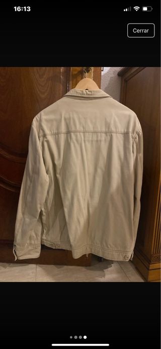 Abrigo Sfera Hombre Beige Talla S