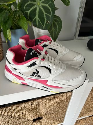 Zapatillas Le Coq Sportif Blancas y Rosas