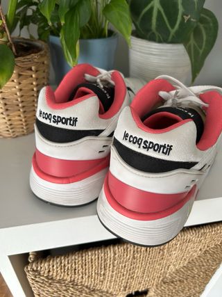Zapatillas Le Coq Sportif Blancas y Rosas