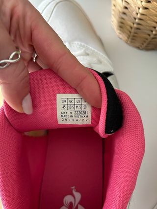 Zapatillas Le Coq Sportif Blancas y Rosas