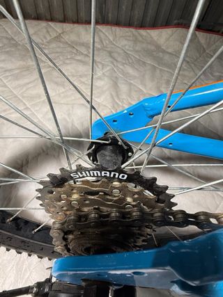 Bicicleta Infantil Azul Rueda 20 pulgadas