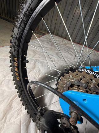 Bicicleta Infantil Azul Rueda 20 pulgadas