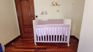 Cuna Trama color lila