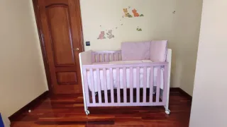 Cuna Trama color lila